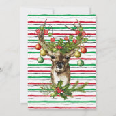 レッズジンルアンドミングフレンドマスクリスマスパーティー 招待状 (裏面)