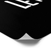 レッズドー生地itおもしろいベーキングプンダークBG ポスター (角)