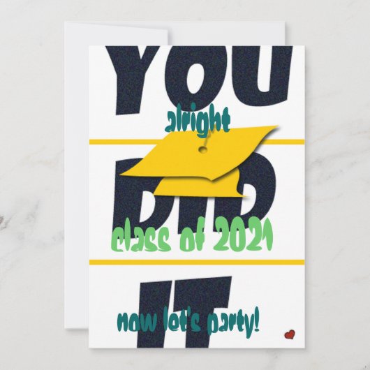 レッズパーティの招待状 招待状 (正面)