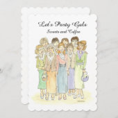 レッズパーティーガル 招待状 (正面/裏面)