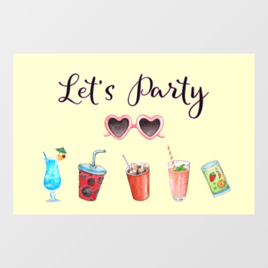 レッズパーティーサマーソーリー ウィンドウサイン (シート)