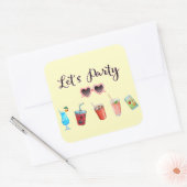 レッズパーティーサマーソーリー スクエアシール (封筒)