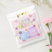 レッズパーティー名門私立校風のパッチ誕生日パーティー フェイバーバッグ (封をした状態)