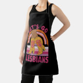 レッズビアンズLGBTQプライド月女性のカーボーイ エプロン (インサイチュ)