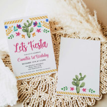 レッズフィエスタガール誕生日招待状