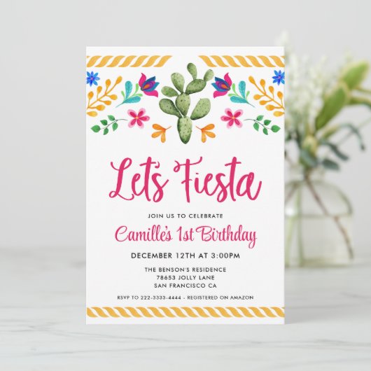 レッズフィエスタガール誕生日招待状 招待状 (スタンド正面)