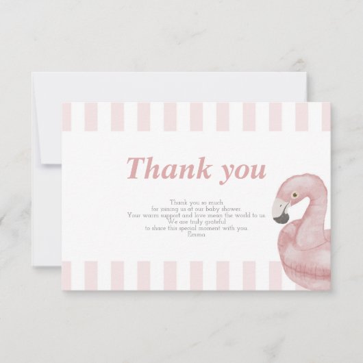 レッズフラミングルサンキューカード サンキューカード (正面)