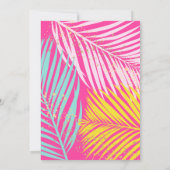 レッズフラミングルパーティの招待状 招待状 (裏面)