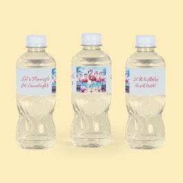 レッズフラミングルビーチ誕生日バッシュ記念記念 ペットボトルラベル