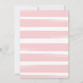 レッズフラミングルフラミンゴ招待状 招待状 (裏面)