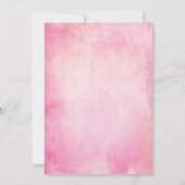 レッズフラミングルブライダルシャワー招待状 招待状 (裏面)