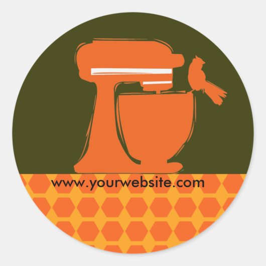 レッズベイクホテルベーカーベーカリーパーソナルシェフ調理師 ラウンドシール (正面)