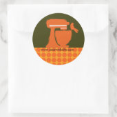 レッズベイクホテルベーカーベーカリーパーソナルシェフ調理師 ラウンドシール (バッグ)