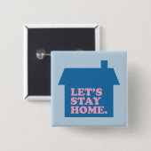 レッズホームブルー 缶バッジ (正面&裏面)