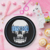 レッズロックスカル ペーパープレート (パーティー)