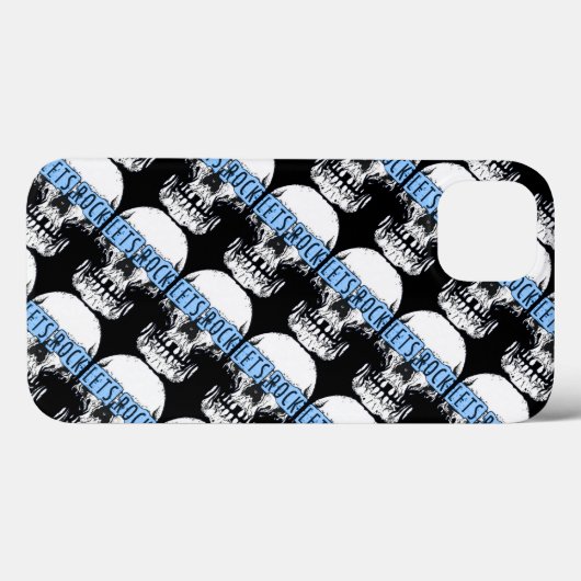 レッズロックスカル Case-Mate iPhoneケース (裏面 (横))