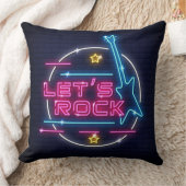 レッズロックレトロネオン クッション (ブランケット)