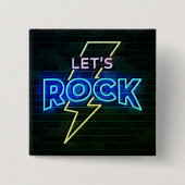 レッズロック稲妻ボルト2 缶バッジ (正面)