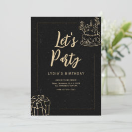 レッズ祝パーティの招待状サプライズ誕生日 招待状