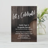 レッズ祝木製バレル披露宴 招待状 (スタンド正面)