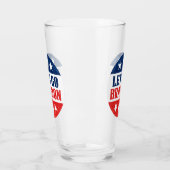 レッズ行ブランドンおもしろいアンチバイデン氏プロトランプ2024 タンブラーグラス (左)