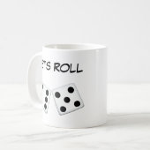 レッズ転がサイコロマグ コーヒーマグカップ (正面左)