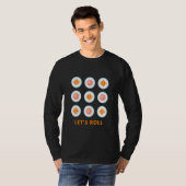 レッズ転がス日本の食ライフスタイルデザイン Tシャツ (正面フル)