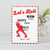 レッズ転がー&ブラック誕生日パーティー 招待状 (スタンド正面)