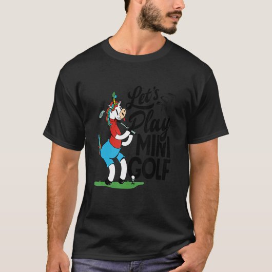 レッズ遊ミニゴルフプレーヤーゴルファーGolf Cou Tシャツ (正面)