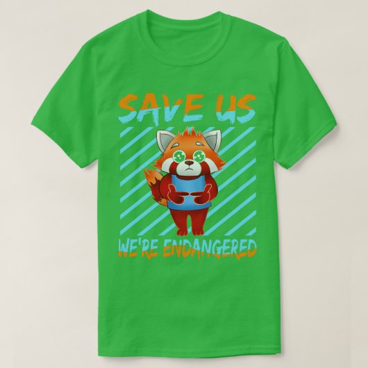 レッダ救ンダ我々は危険 Tシャツ (デザイン正面)