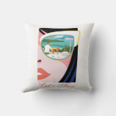 レッツおもしろい – ホワイトロータス クッション (裏面)