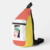 レッツおもしろい – ホワイトロータス スリングバッグ (右コーナー)