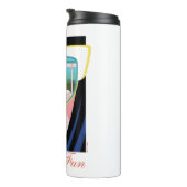 レッツおもしろい – ホワイトロータス タンブラー (回転右)