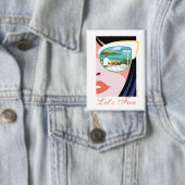 レッツおもしろい – ホワイトロータス 缶バッジ (インサイチュ)