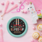 レッツアップクリマスパーティー小妖精や小人 ペーパープレート (パーティー)