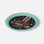 レッツアップクリマスパーティー小妖精や小人 ペーパープレート (アングル)