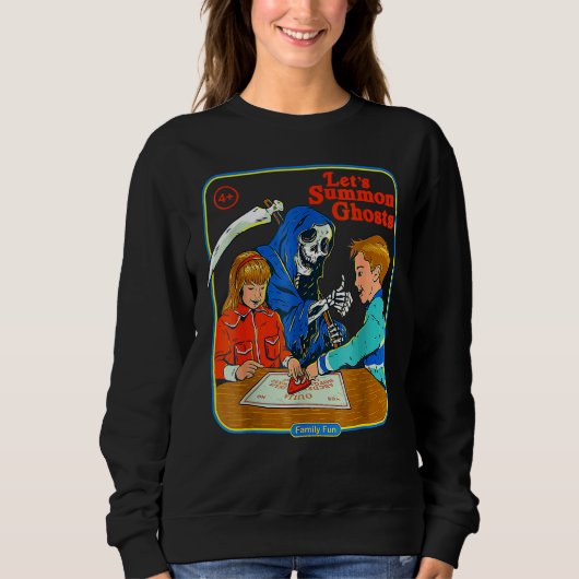 レッツアモンホテル幽霊 スウェットシャツ (正面)