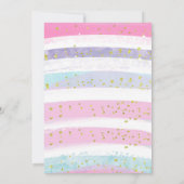 レッツアー絵を描トパーティー誕生日招待状 招待状 (裏面)