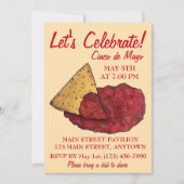 レッツイ祝ンコデマヨフィエスタチップスサルサ 招待状 (正面)