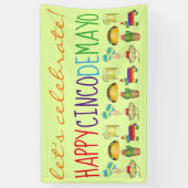 レッツイ祝ンコデマヨフィエスタパーティーデコール 横断幕 (縦)