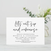 レッツイ食べスとリハーサル、リハーサルディナー 招待状 (スタンド正面)