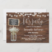 レッツウェスタンパーティーエイジ誕生日 セーブザデート (正面)