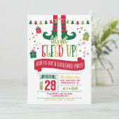 レッツエルファッド·アップ·クリスマス·パーティの招待状- WH 招待状 (スタンド正面)