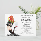 レッツエルフィッドアップクリスマスズナイトアウト誕生日 招待状 (スタンド正面)