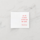 レッツカイ遊アックアポイントメントカード 予約カード (内部開封)