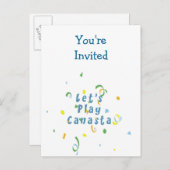 レッツカナスタ遊ハガキ インビテーションポストカード (正面/裏面)