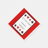 レッツカー遊ドパーティーカクテルナプキンス – 誕生日 スタンダードカクテルナプキン (角)