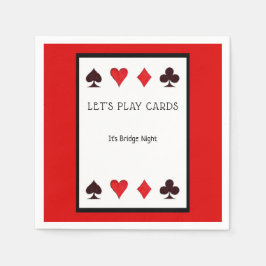 レッツカー遊ドパーティーカクテルナプキン スタンダードカクテルナプキン