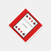 レッツカー遊ドパーティーカクテルナプキン スタンダードカクテルナプキン (角)