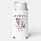 レッツガールズバチェロレッテ スリム缶クーラー (Seltzer正面)